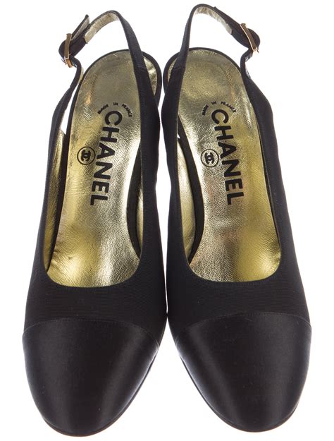 chanel classic pumps|chanel cap toe slingback flats.